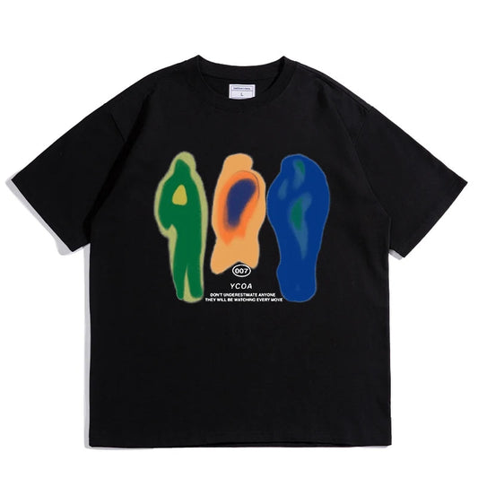 BLUR VISON GRAPHIC TEE SHIRT