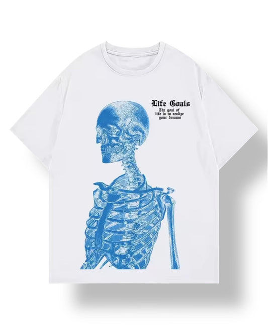 SKELETON GRAPHIC TEE SHIRT
