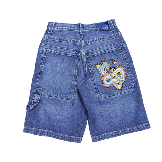 DRAGON PATCH BAGGY JORTS