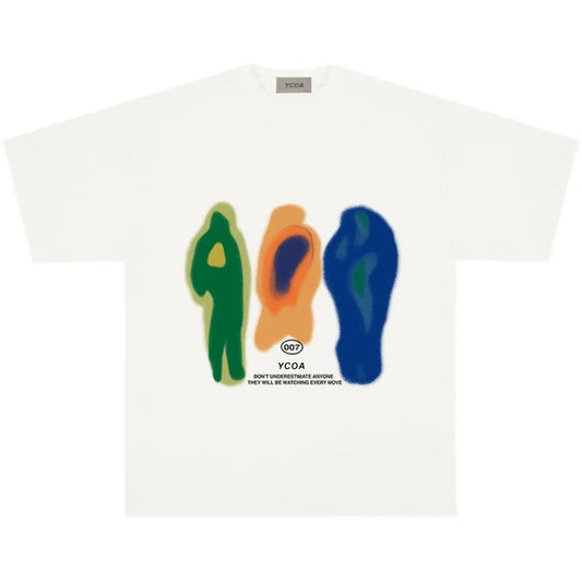 BLUR VISON GRAPHIC TEE SHIRT