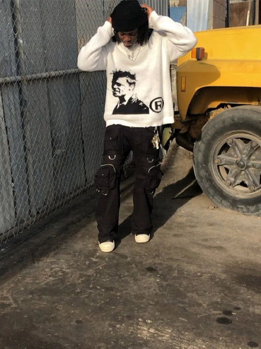 TYLER DURDEN GRAPHIC SWEATER